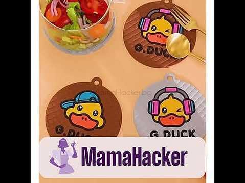 DuckiePad поставки за чаши с весели дизайни, кухненски аксесоари, устойчиви материали, практични решения, стилни и забавни