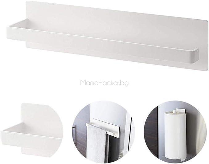 Поставка PaperFlow за кухненска хартия - практично решение, удобно съхранение, органайзер за кухня, стилни кухненски аксесоари, спестяване на място