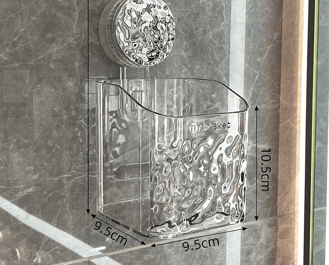Рафт за баня Suction Shelf, иновативен органайзер, безопасен за деца, лесно закрепване, елегантен дизайн | Поръчай от MamaHacker.bg