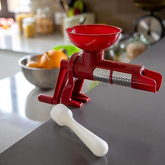 Ръчна мелачка за домати Tomato Mill - удобен кухненски уред за бързо мелене, аксесоар за готвене, качествени кухненски помощници.