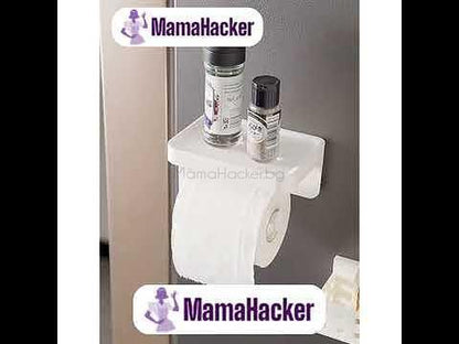 RollMaster стойка за тоалетна хартия с място за подправки, функционални аксесоари за кухня, стойка за баня, евтини решения за дома, организация на кухненския плот