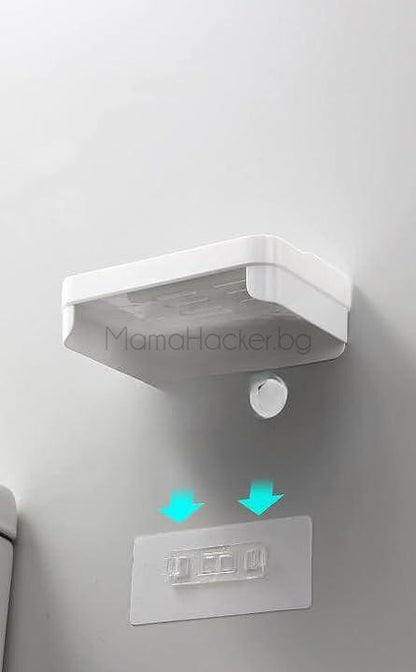 Стойка за тоалетна хартия RollMaster - иновативен органайзер за баня, практично решение на ниска цена