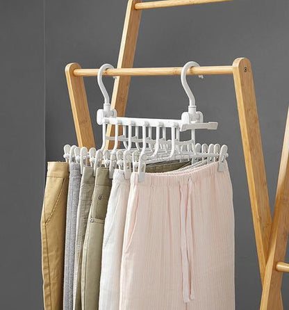 Сгъваема закачалка ClosetMax за дънки и панталони, организиране на дрехи, спестяване на място, практичен аксесоар, онлайн магазин