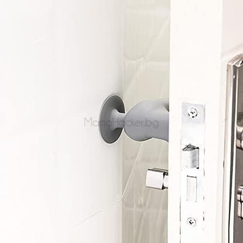 Силиконов SoftDoor Pro предпазител за врата, безопасност у дома, защита от наранявания, намаляване на шум, иновация за семейството.