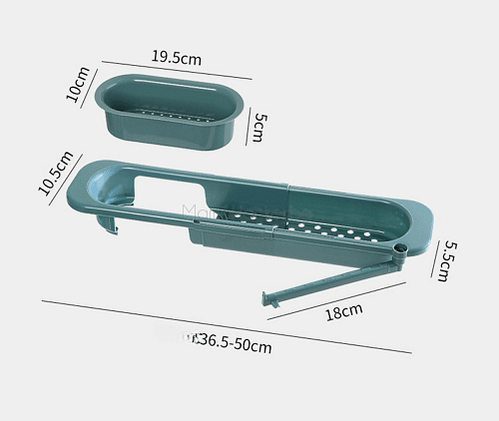SinkSavior - функционален органайзер за мивка, размери 36.5-50 см,  удобен и практичен, идеален за кухня, организиране на пространство