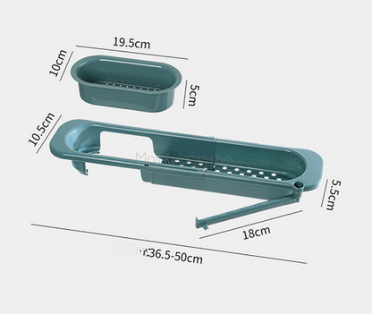 SinkSavior - функционален органайзер за мивка, размери 36.5-50 см,  удобен и практичен, идеален за кухня, организиране на пространство
