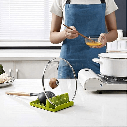 Силиконова подложка SpoonRack за прибори, практични кухненски аксесоари, помощници за готвене, лесно чистене, организация на кухнята