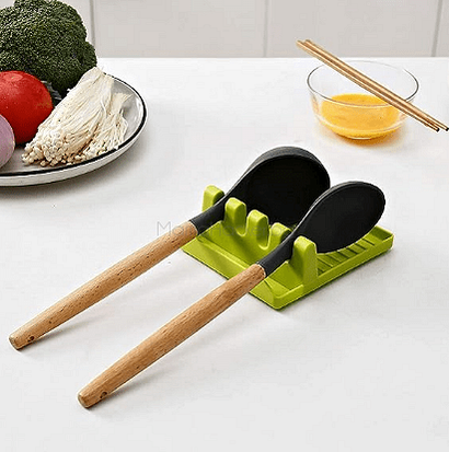 SpoonRack силиконова подложка с лъжици - кухненски организатор, аксесоари за готвене, чистота, стилен дизайн, практичност.