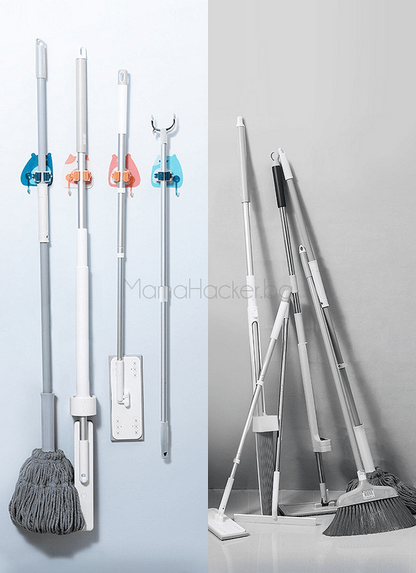 StickyClip държач за мопове, организиране на пространство, кухненски аксесоари, лесно чистене, домакински помощници