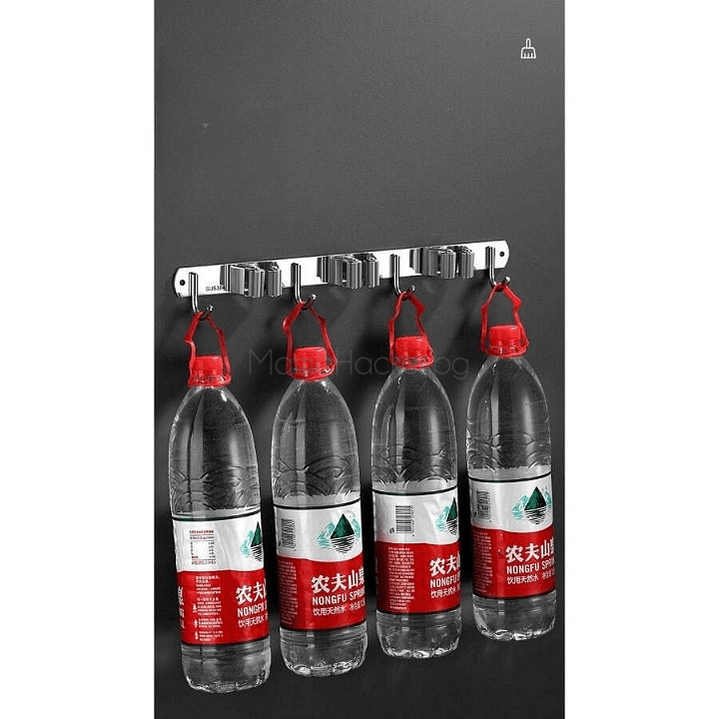 Органайзер за съхранение на бутилки с вода, практично решение за оптимизация на пространство в кухнята и дома | Поръчай от MamaHacker.bg