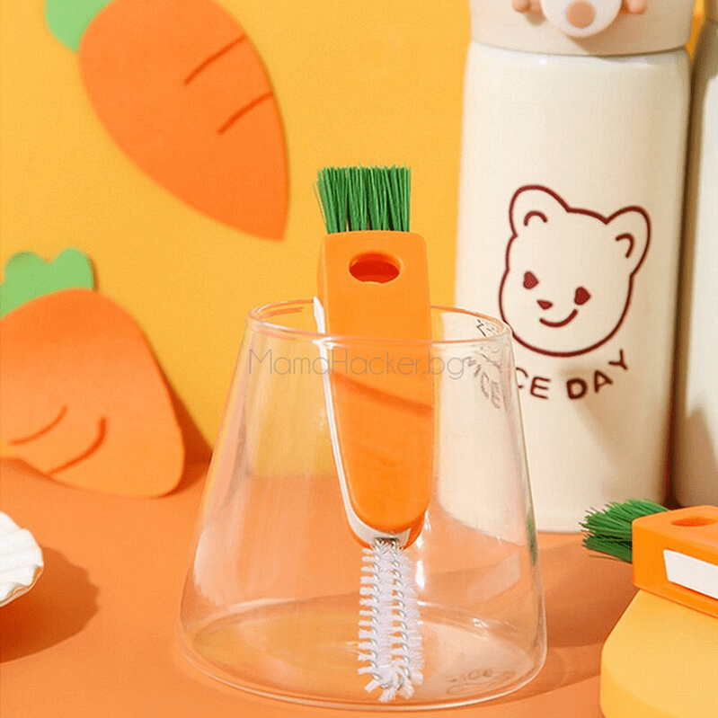 TinyCleaner - четка за почистване на процепи, удобна и практична, аксесоар за кухня, евтин помощник за дома, лесно чистене | Поръчай от MamaHacker.bg
