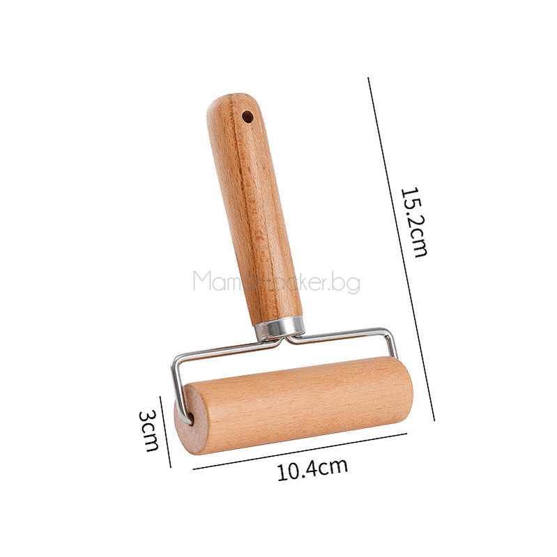Точилка за тесто RollKing - професионален инструмент с размери 15.2 см, 10.4 см и 3 см, идеална за кухня | Поръчай от MamaHacker.bg