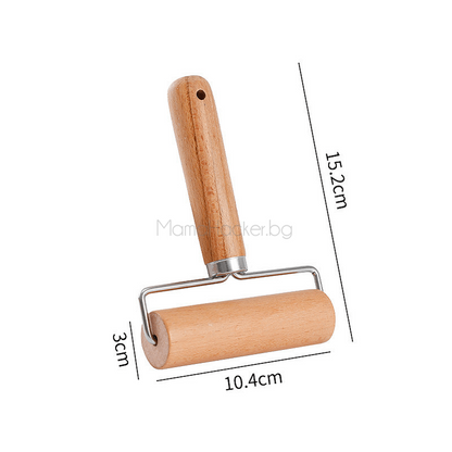 Точилка за тесто RollKing - професионален инструмент с размери 15.2 см, 10.4 см и 3 см, идеална за кухня | Поръчай от MamaHacker.bg