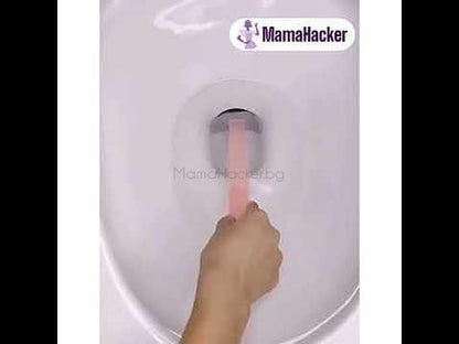 ToiletBuddy - комплект четки за тоалетна, хигиенни решения, лесно чистене, аксесоари за баня, иновативен дизайн.