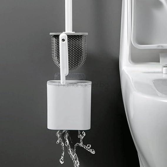 ToiletBuddy комплект четки за тоалетна с иновативен дизайн за лесно почистване и хигиена | Поръчай от MamaHacker.bg