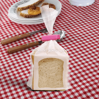 Уплътнител за торбички FoodLock на маса, съхранение на хляб, свежест на храната, кухненски аксесоар, цена онлайн | Поръчай от MamaHacker.bg.