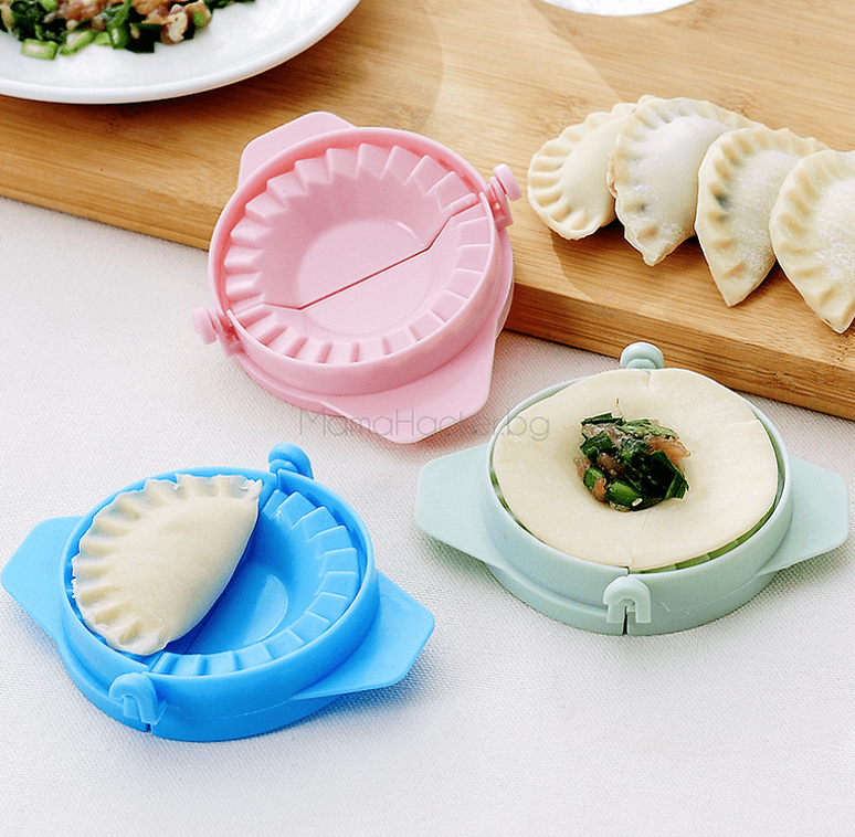 Уред за приготвяне на пелмени Dumpling Pro в пастелни цветове - удобен, иновативен, кухненски аксесоар, лесен за използване, практичен помощник.