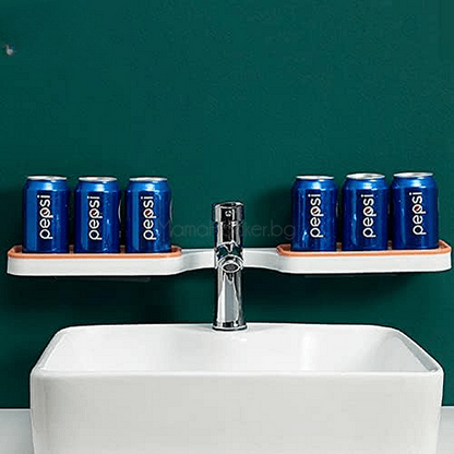 Въртящи се рафтове BathSpin за баня с организирани консерви, практични аксесоари за съхранение на ниски цени | Поръчай от MamaHacker.bg