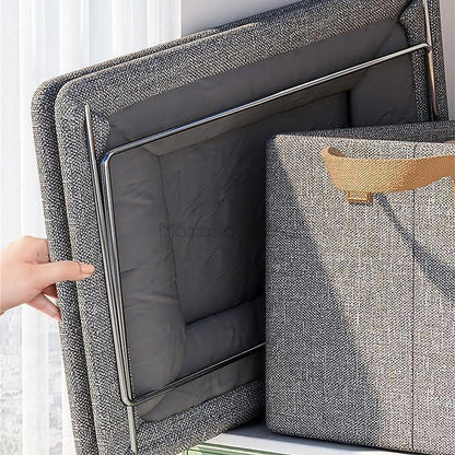 WardrobeBox органайзер за гардероб с практични разделители, удобно сгъваем и стилен дизайн за оптимизация на пространството.