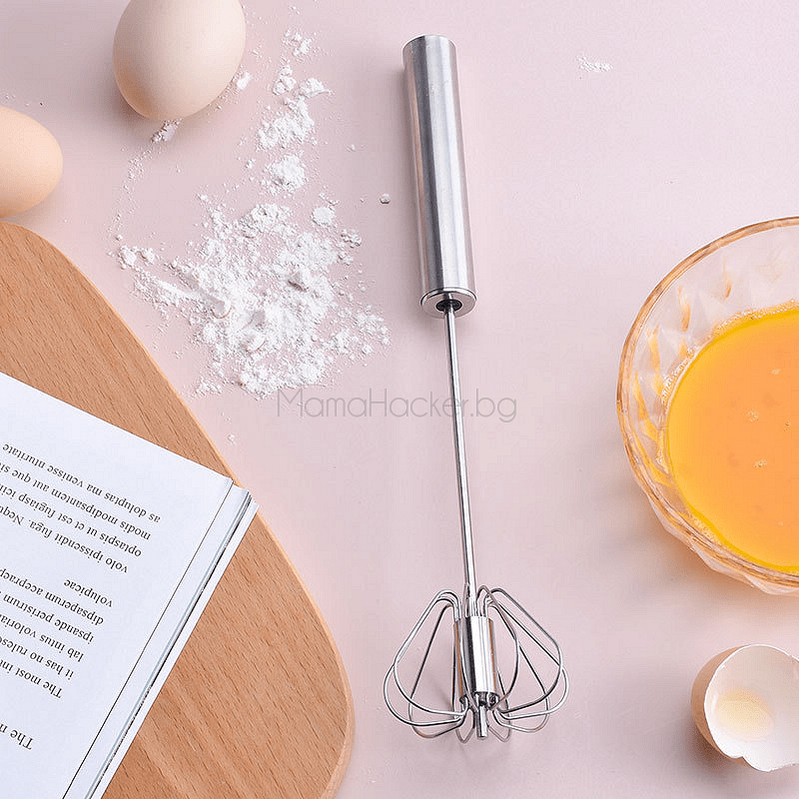 WhiskPro - иновативна полуавтоматична бъркалка за яйца, кухненски аксесоар, помощник за готвене, евтини цени, бърза доставка